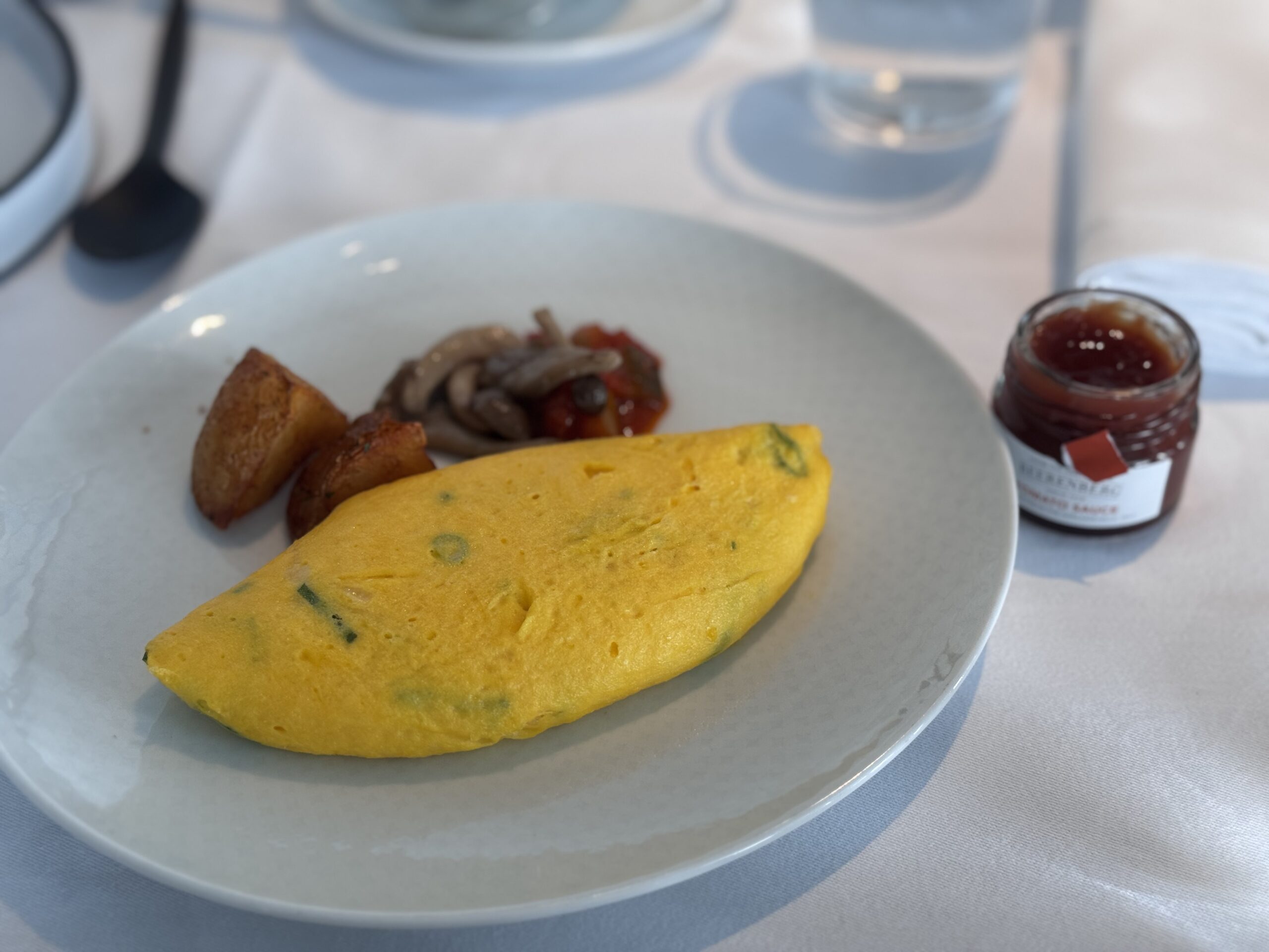 リッツ・カールトン東京の朝食のオムレツ