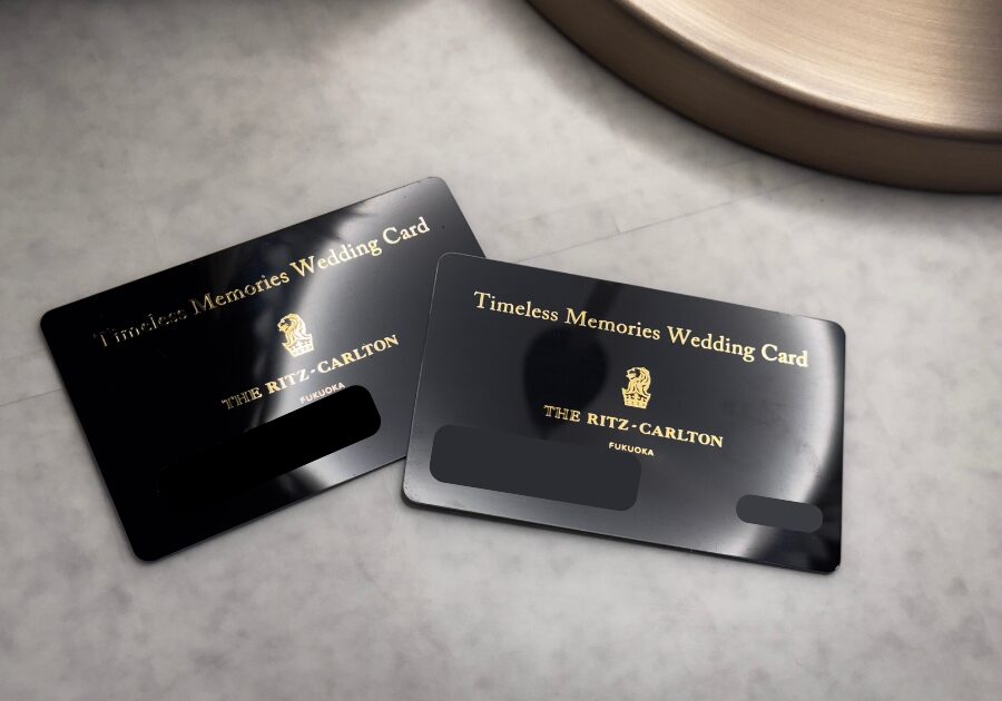 リッツ・カールトン福岡 ウェディングカード