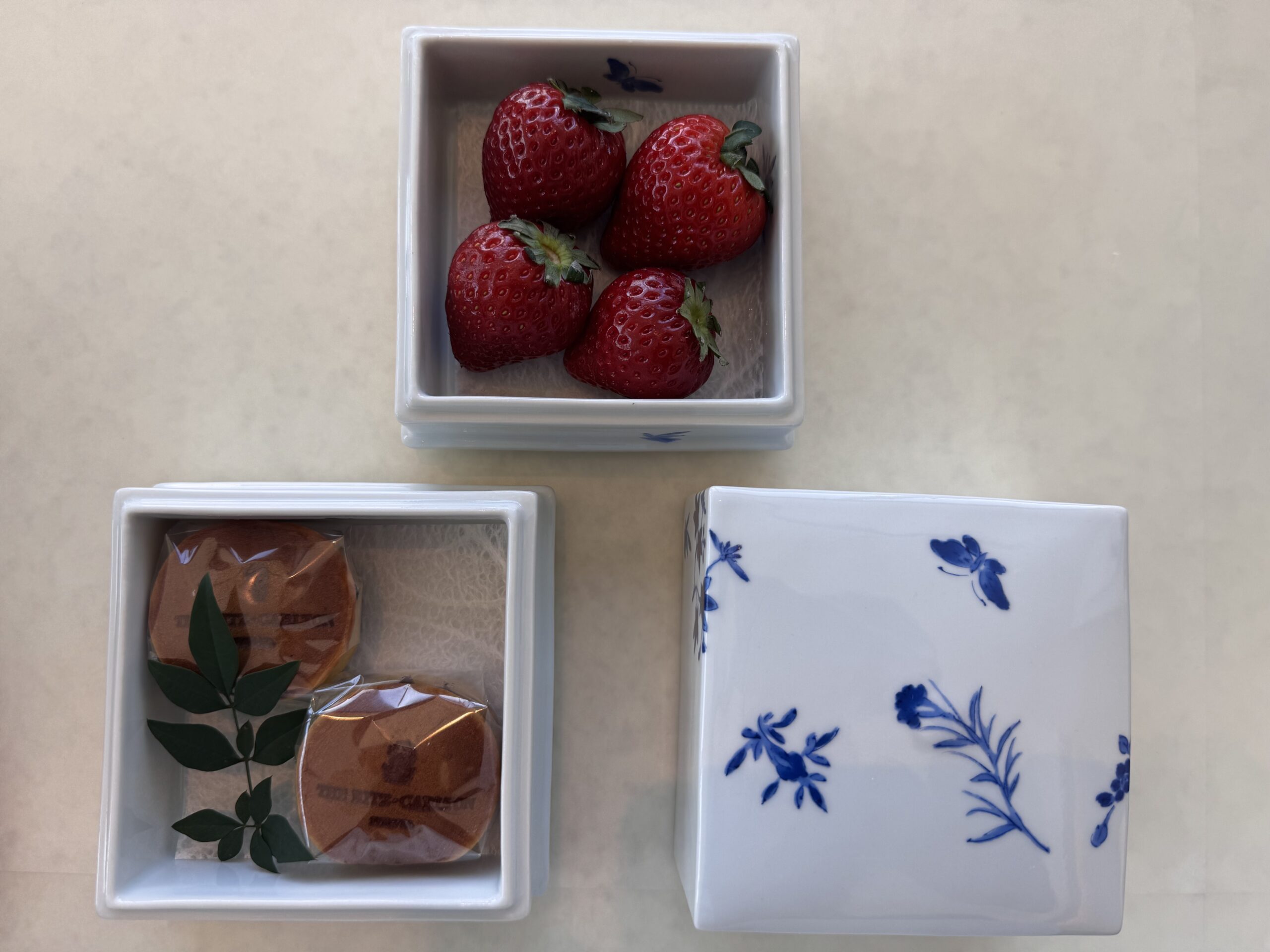 リッツ福岡 プレミアムスイート ウェルカムフード